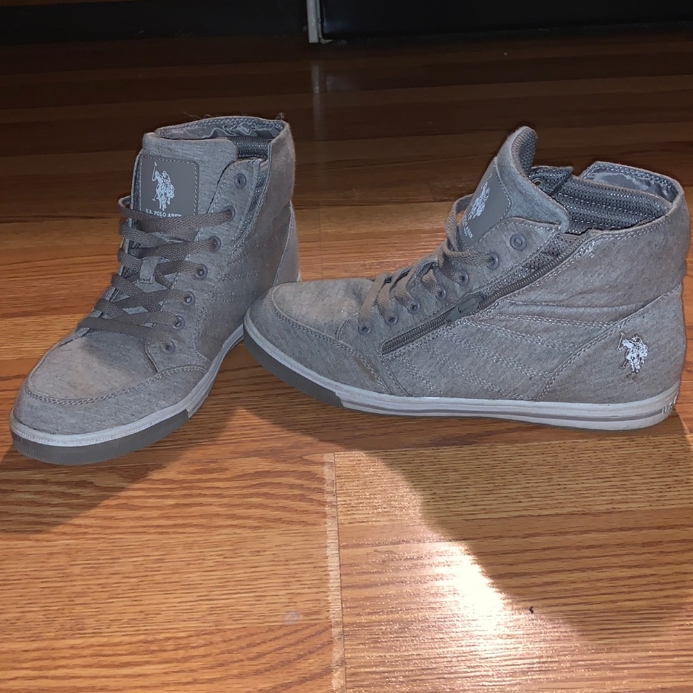 Men’s U.S. Polo Assn high top sneaker size 10